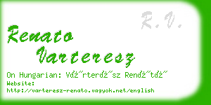 renato varteresz business card
